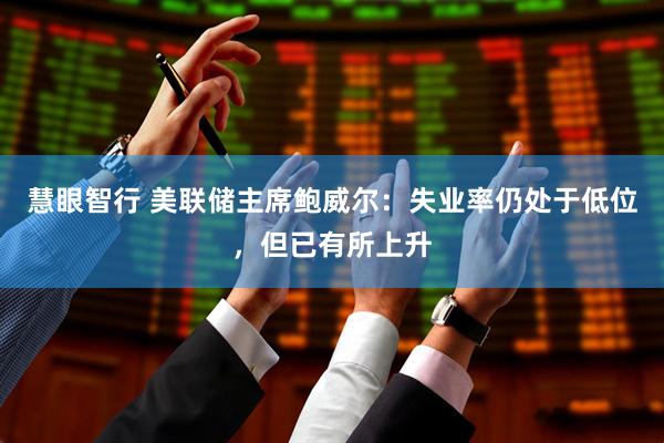 慧眼智行 美联储主席鲍威尔：失业率仍处于低位，但已有所上升