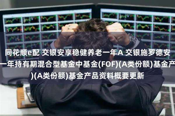 同花顺e配 交银安享稳健养老一年A 交银施罗德安享稳健养老目标一年持有期混合型基金中基金(FOF)(A类份额)基金产品资料概要更新